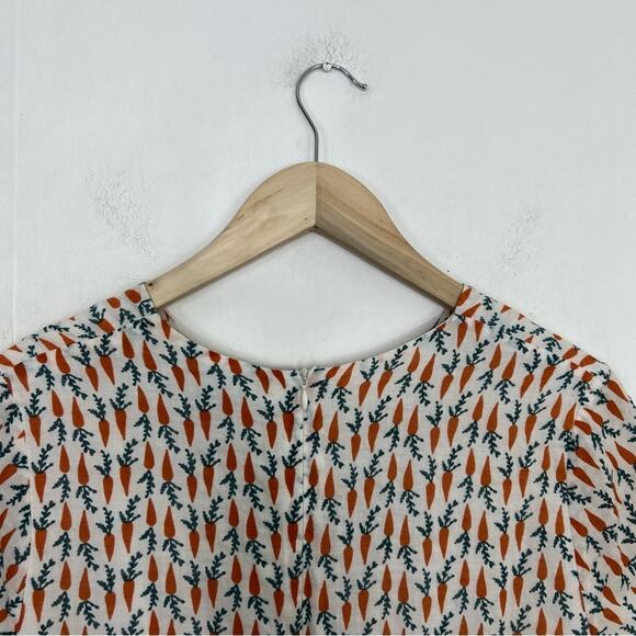 Stylish Orange and Black Patterned Dress - Picture 7 of 12